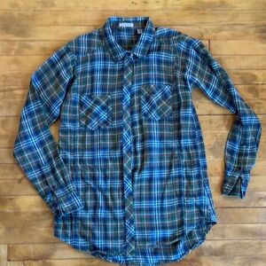 Toad&Co Multicolor Plaid Womens Tunic